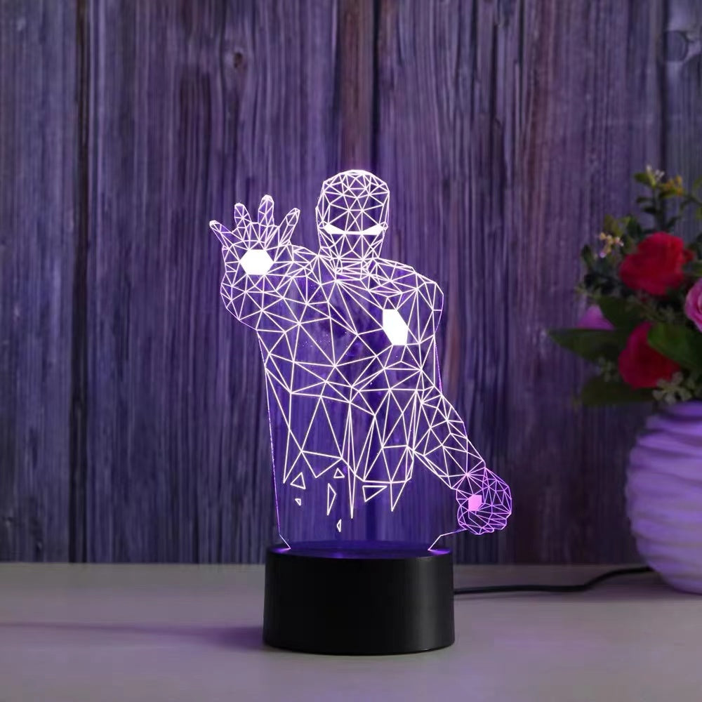 SO47 3D Spider Man - Colour Changing LED Night Light