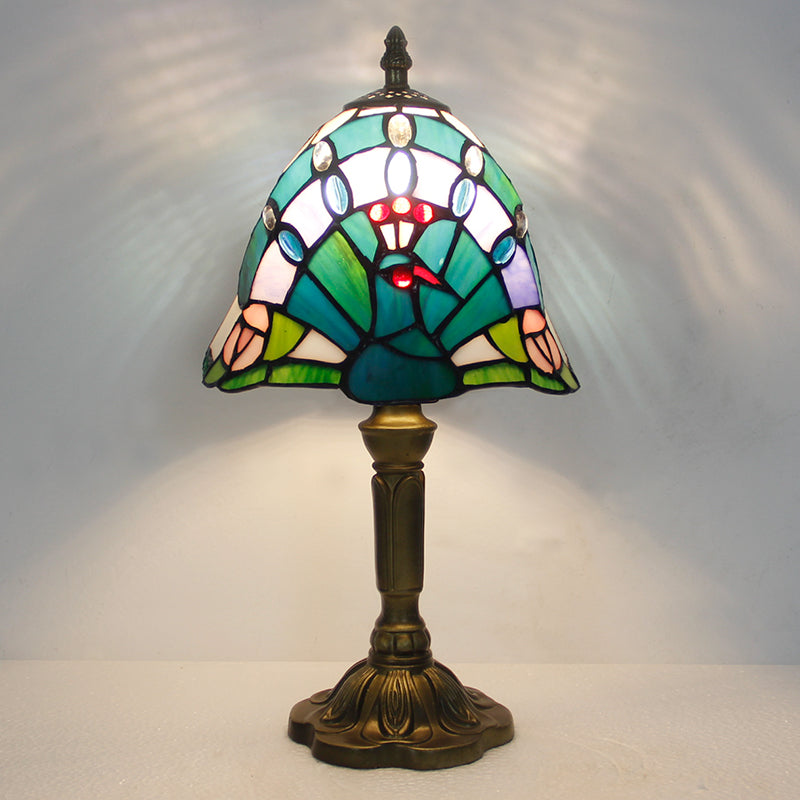(KL35) Tiffany Style Glass Table Lamp