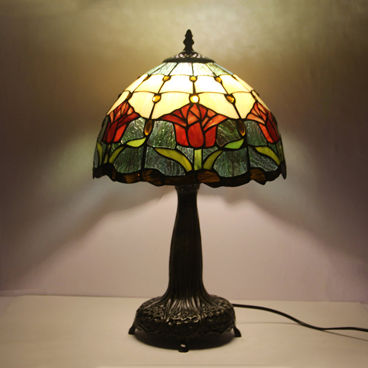 (LHJ01) Tiffany Style Glass Table Lamp