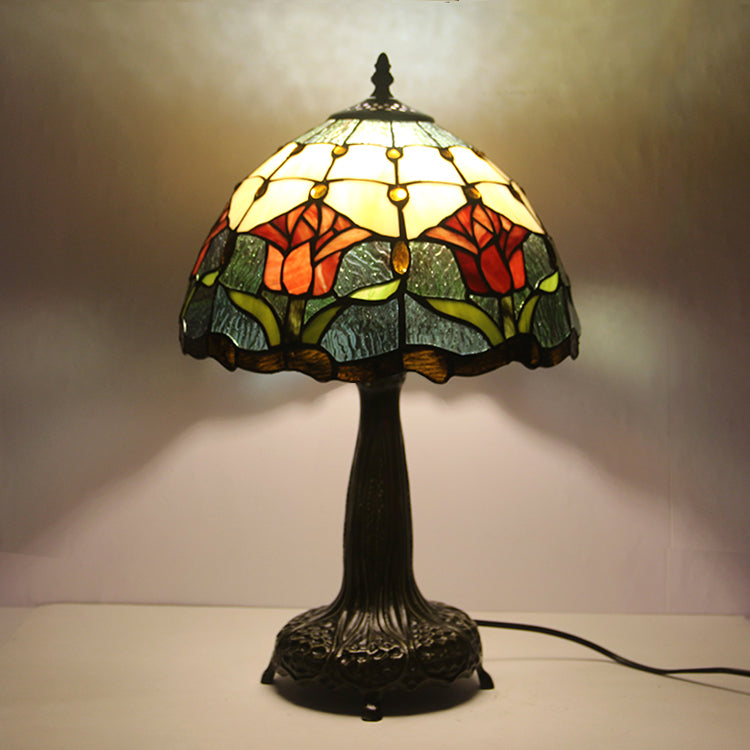 (LHJ01) Tiffany Style Glass Table Lamp