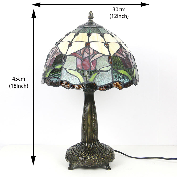 (LHJ01) Tiffany Style Glass Table Lamp