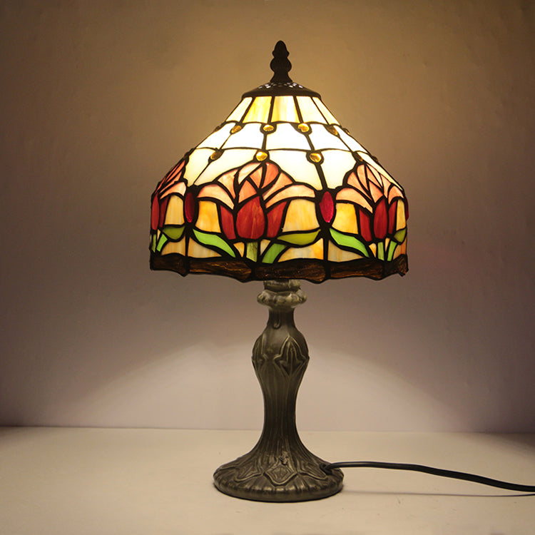 (LHJ02) Tiffany Style Glass Table Lamp