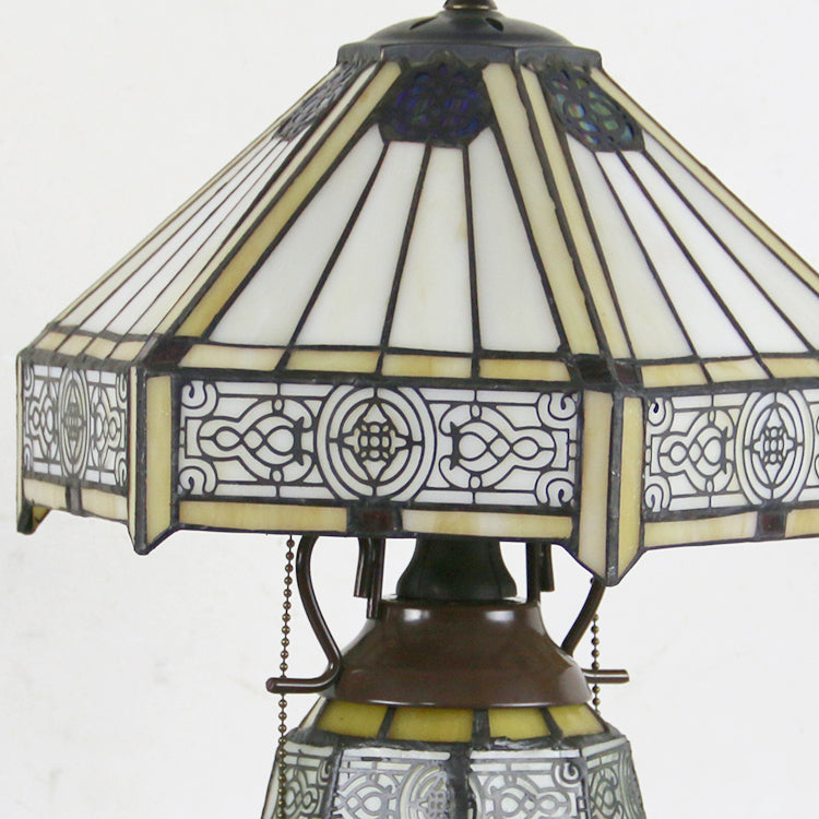 (LHJ50) Tiffany Style Glass Table Lamp