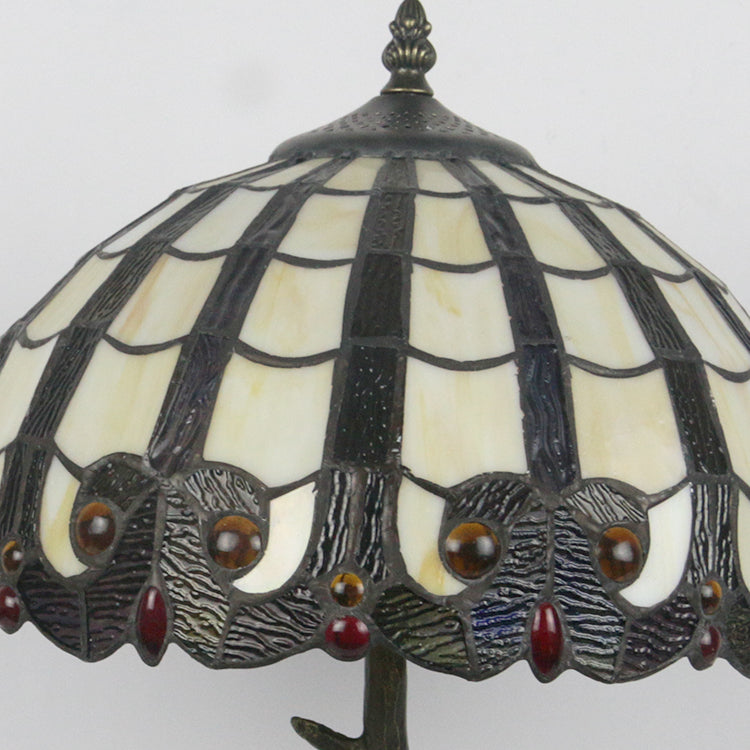 (LHJ87) Tiffany Style Glass Table Lamp