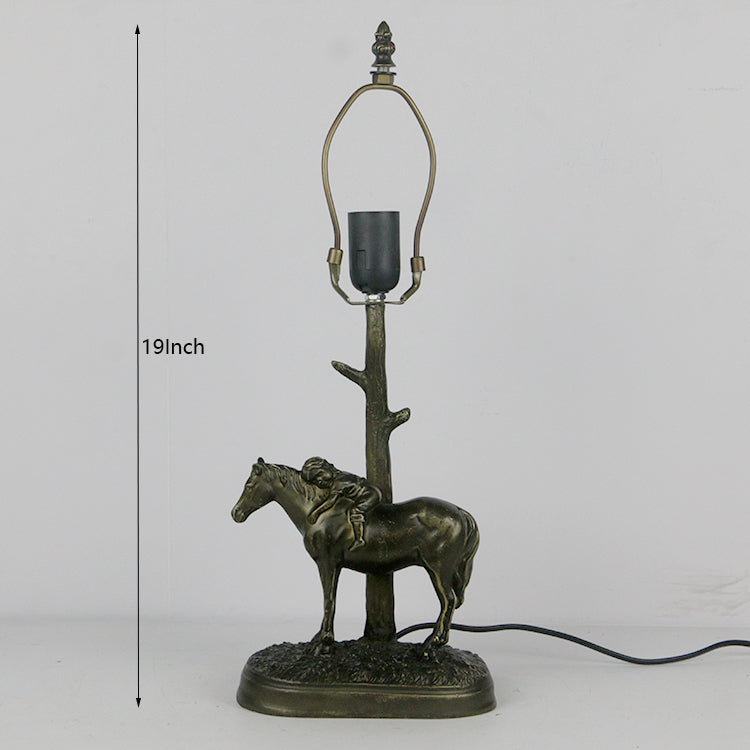 (LHJ87) Tiffany Style Glass Table Lamp