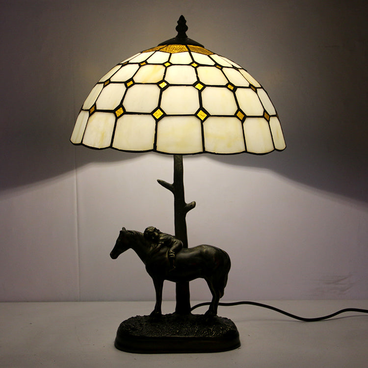 (LHJ89) Tiffany Style Glass Table Lamp