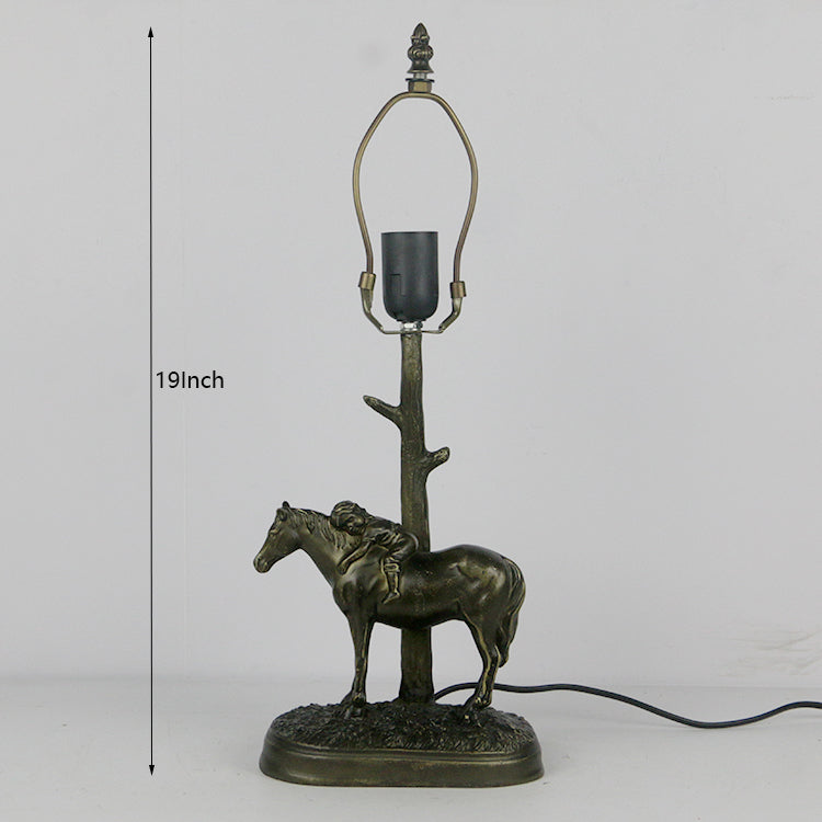 (LHJ89) Tiffany Style Glass Table Lamp