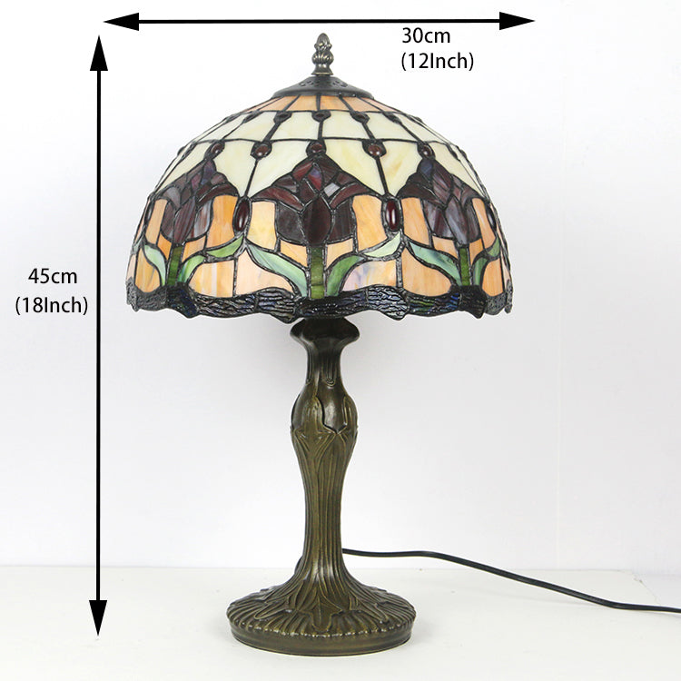 (LHJ60) Tiffany Style Glass Table Lamp