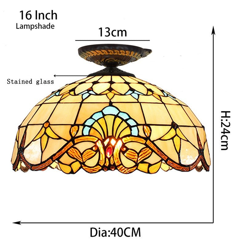 (OFC2029) Tiffany Style Ceiling Light