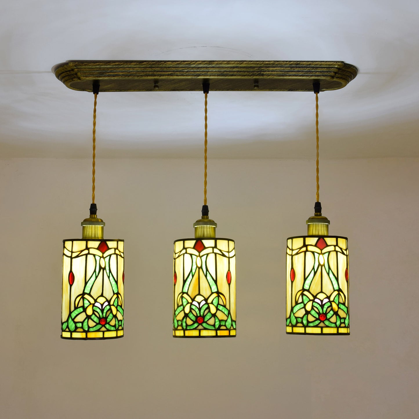 (OFD2012) Tiffany Ceiling Bar Chandelier