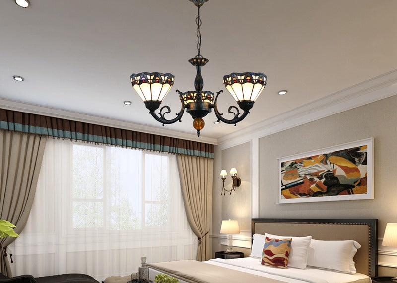 (OFD2023) Tiffany 3 Head Chandelier