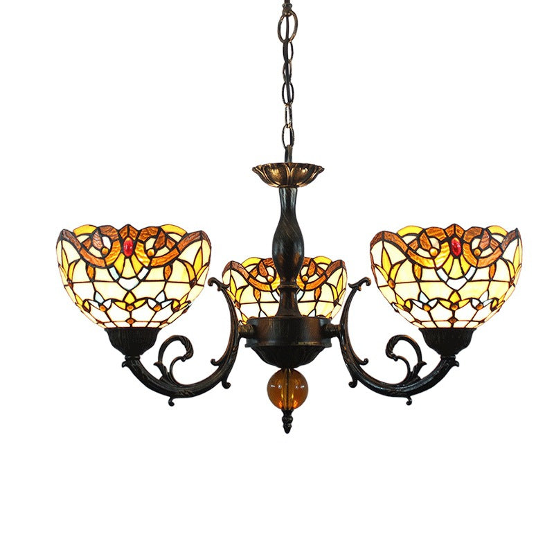 (OFD2026) Tiffany 3 Head Chandelier