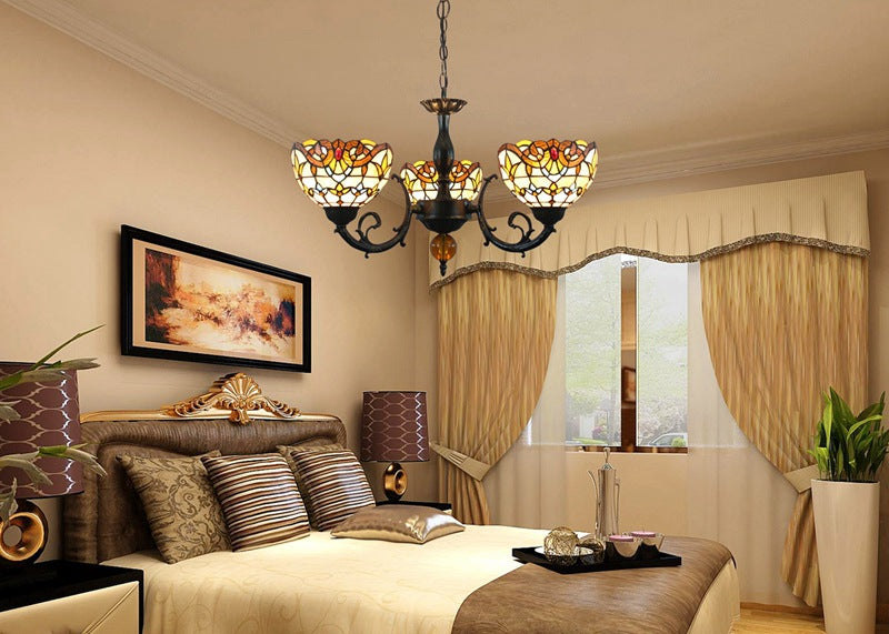 (OFD2026) Tiffany 3 Head Chandelier