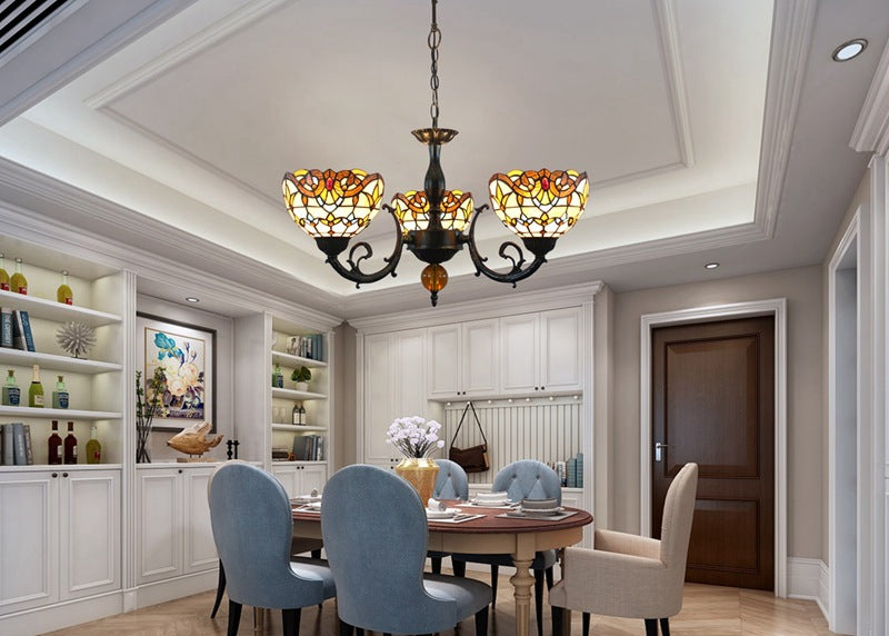 (OFD2026) Tiffany 3 Head Chandelier