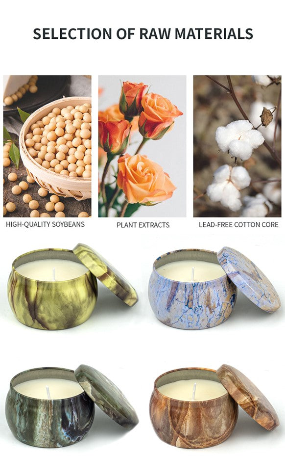 (AS02) Luxury Soy Wax Scented Candles Gifts Set