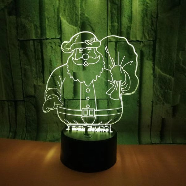 SO717 Santa Lamp - Colour Changing LED Night Light