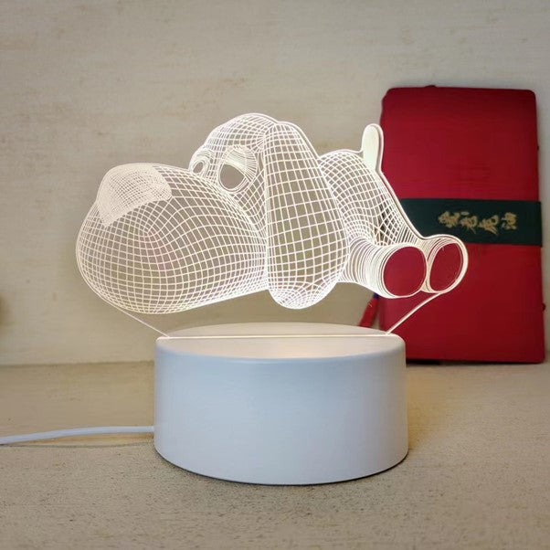 SO732 Sleepy Dog - Colour Changing LED Night Light