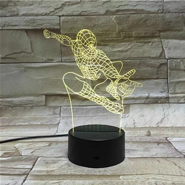 SO40 3D Spider Man - Colour Changing LED Night Light