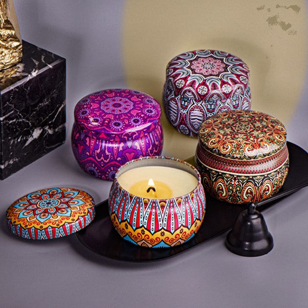 (AS03) Luxury Soy Wax Scented Candles Gifts Set