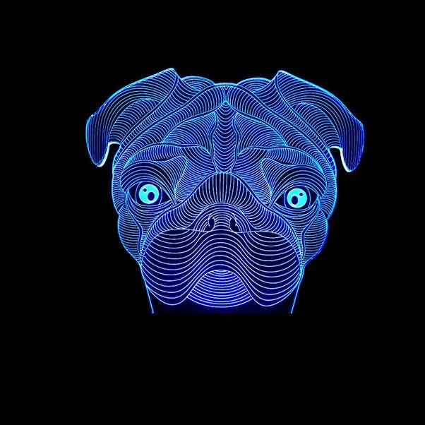 SO506 Dog - Colour Changing LED Night Light