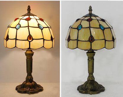 (KL5) Tiffany Style Glass Table Lamp