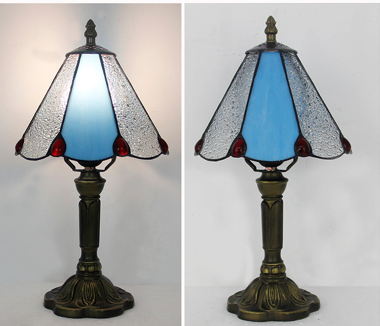 (SGL014)                         Tiffany Style Glass Table Lamp