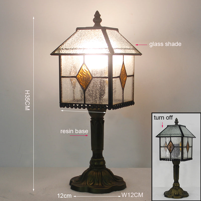 (KL1) Tiffany Style Glass Table Lamp