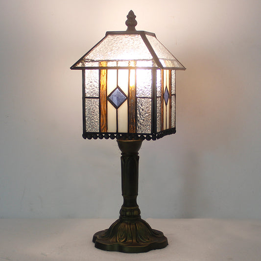 (KL8) Tiffany Style Glass Table Lamp