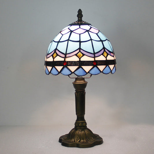 (KL2) Tiffany Style Glass Table Lamp