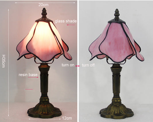(KL019)                         Tiffany Style Glass Table Lamp