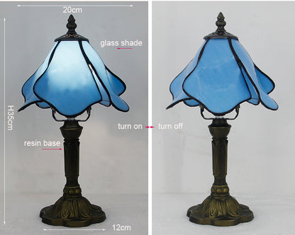 (KL020)                         Tiffany Style Glass Table Lamp