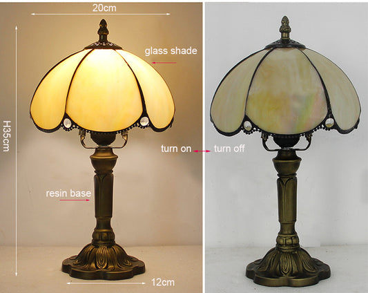(KL025)                         Tiffany Style Glass Table Lamp