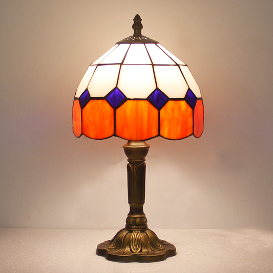 (KL6) Tiffany Style Glass Table Lamp