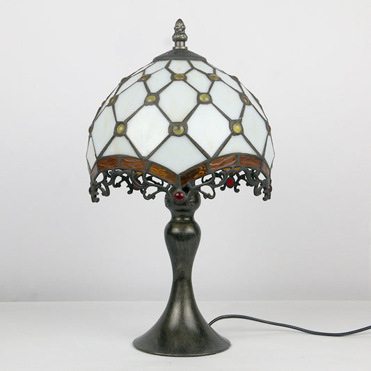 (LHJ15)                         Tiffany Style Glass Table Lamp
