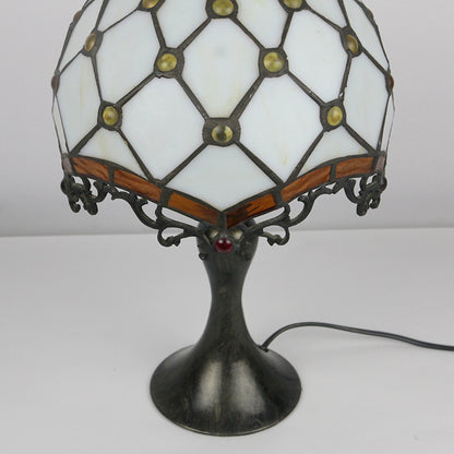 (LHJ15)                         Tiffany Style Glass Table Lamp