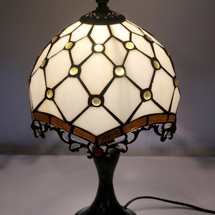 (LHJ15)                         Tiffany Style Glass Table Lamp