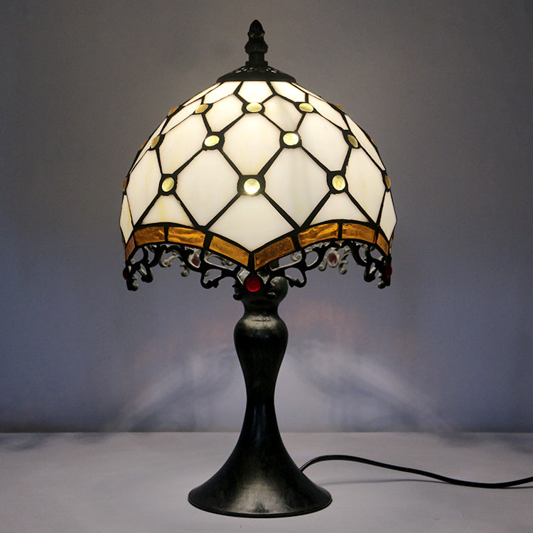 (LHJ15)                         Tiffany Style Glass Table Lamp