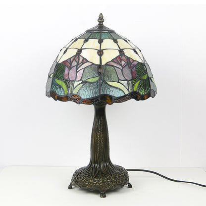 (LHJ01)                         Tiffany Style Glass Table Lamp