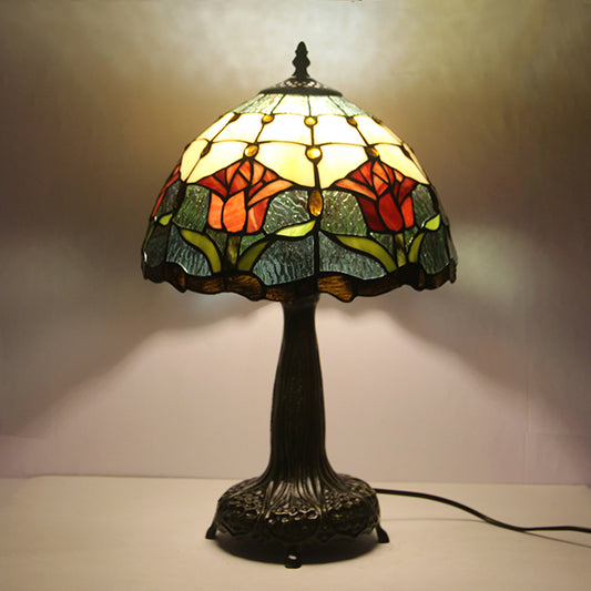 (LHJ01)                         Tiffany Style Glass Table Lamp