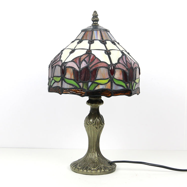 (LHJ02)                         Tiffany Style Glass Table Lamp