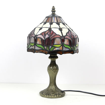 (LHJ02)                         Tiffany Style Glass Table Lamp