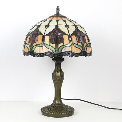 (LHJ60)                         Tiffany Style Glass Table Lamp