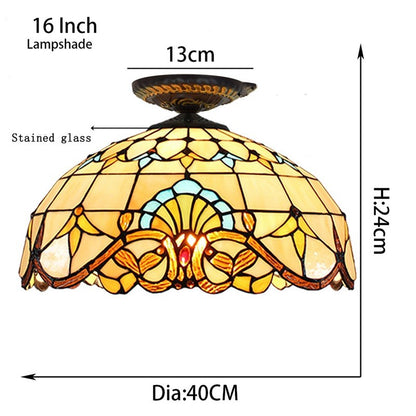 (OFC2029)                         Tiffany Style  Ceiling Light