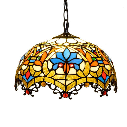 (OFP1077)                         Tiffany Style Pendant Ceiling Light