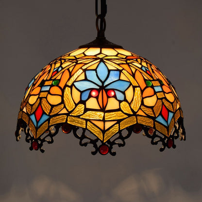 (OFP1077)                         Tiffany Style Pendant Ceiling Light