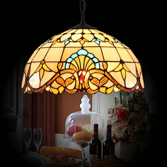 (OFP1084)                         Tiffany Style Pendant Ceiling Light