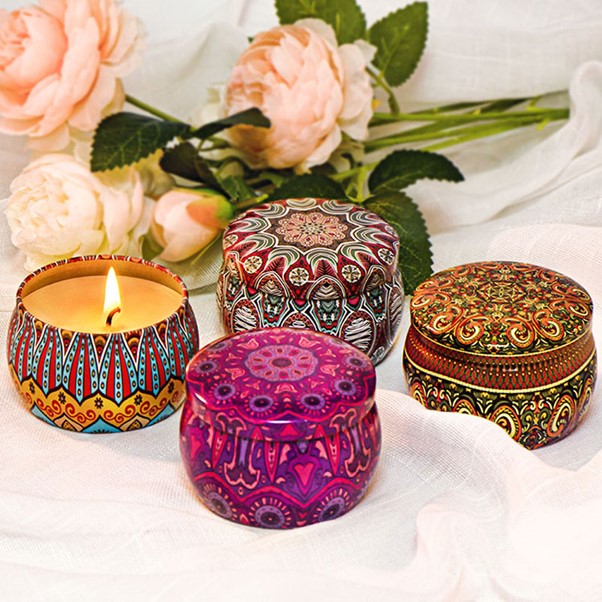 (AS03) Luxury Soy Wax Scented Candles Gifts Set