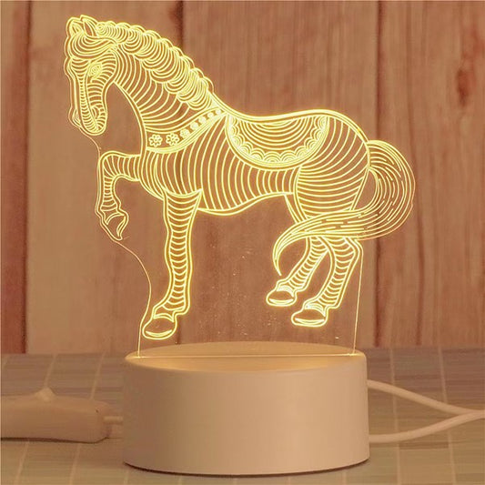 SO289 horse - Colour Changing LED Night Light