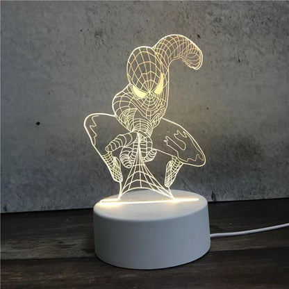 SO95 3D Spider Man - Colour Changing LED Night Light