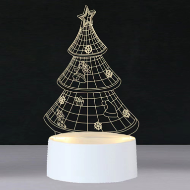SO25 3D Christmas Lamp - Colour Changing LED Night Light